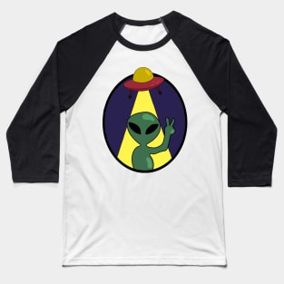 Extraterrestrial Peace Baseball T-Shirt